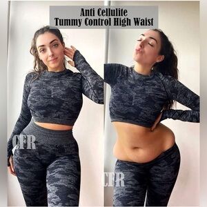 CFR Butt Lift Camo Legging and Top set